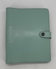 Filofax Original A5 Duck Egg Blue Leather Organizer With Paper Inserts 