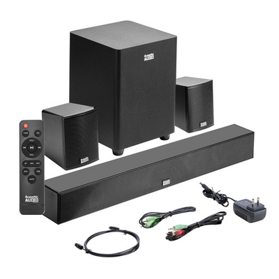 #ad #ad Acoustic Audio 5.1 Surround Sound Home Theater Sound Bar with Bluetooth RCA $125.88