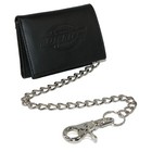 Dickies Men's Leather Trifold Chain Wallet