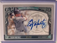 Topps 2016 Museum Collection Archival Autographs Edgar Martinez AA-EMA Auto /99