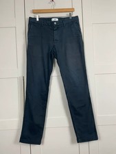 Spoke Build A Mens Navy Chino Trousers Size 32 Smart Casual Office Wear