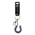 Indianapolis Colts Keychain Stamped Embossed Logo Rubber Keyring Nfl Merch