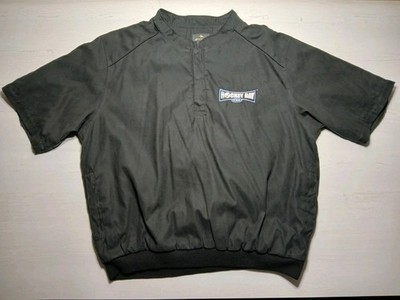 Antigua Short Sleeve Jacket Large Pullover 1/4 Zip Hockey Bay USA NHL Lightning 