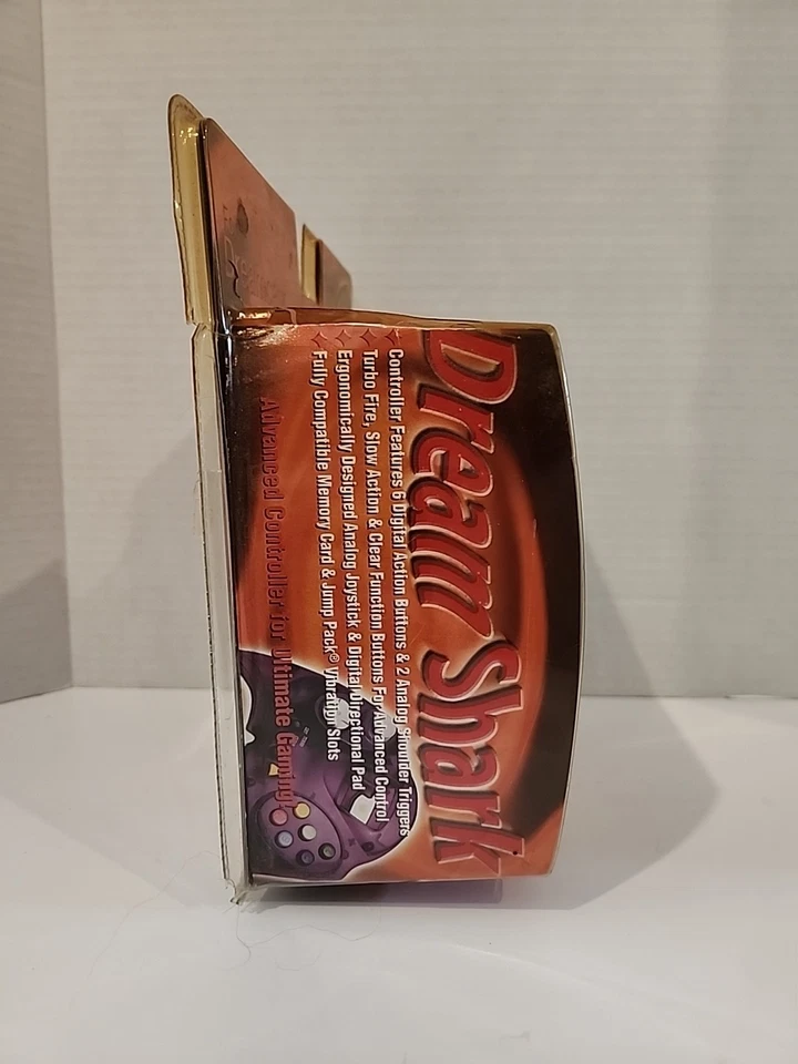 Dreamcast Dream Shark Purple Controller NIB 2001 Intec Turbo Rare Color - Image 4 of 4