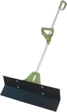 30" SnoPusher Snow-Plow Shovel, Aluminum Handle & Poly Blade, for Driveways