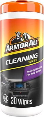 Armor All Interior Car Cleaning Wipes, 30 Count Canister, Powerful Cleaning for