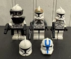 LEGO Star Wars Animated Phase 1 Clone Trooper Lot of 3 w/ Extras - From 8014