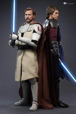 Hot Toys Obi Wan Kenobi Star Wars The Clone Wars TMS095 NEW USA Fast Shipping