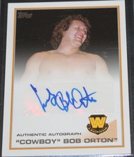 2013 WWE Topps Cowboy Bob Orton Autograph