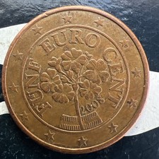 Austria 5 Euro Cent Coin Austria 2008 2018 Circulated Coin Circulated Coin Collectible Coin