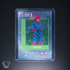 UD Allegiance Marvel The Infinity Trilogy Galactus Spectromatic Green 1/1 (SM-7)