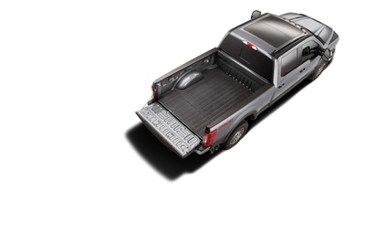 Ford Super Duty 2017-2025 Truck Cargo Area Black Bed Mat Protector for 6.75' Bed