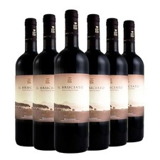 IL BRUCIATO 2024 6 Bottiglie 0,75 Cassa Vino Bolgheri Rosso DOC Guado al Tasso