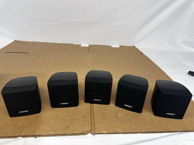 Lot of 5 Bose Single Cube Acoustimass Lifestyle Speakers Working