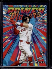 2025 Topps Chrome Update Marcelo Mayer Power Players RC Rookie #PP-45 Red Sox
