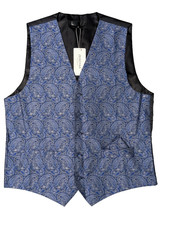 Zeroyaa Mens Suit Vest Formal Button Down Waistcoat Medium