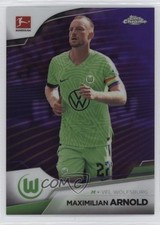 2022 Topps Chrome Bundesliga Purple Refractor 173/299 Maximilian Arnold #99 12n6