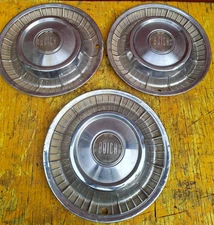 Set of 3 1950'S  Buick Roadmaster Electra 225 LeSabre 15" Hub Cap Wheel Covers