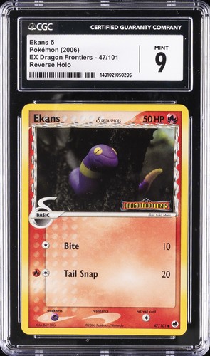 Ekans δ graded CGC 9 for sale on eBay