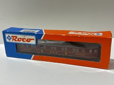Roco 44452 Deutsche DB DSG Schlafwagen / Schlafwagen in rot - HO Maßstab 1:87