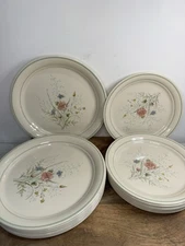 Vintage Set Of 16 Corelle Cornerstone Summer Dinner And Salad Plates 10.5”/8.5”