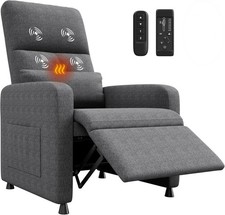 Power Recliner Massage Heat Adjustable 105-150  USB Port 370lb Capacity