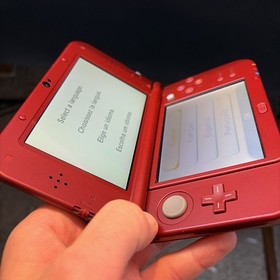 Nice! Nintendo New 3DS XL Red Box Complete W Charger Stylus Top IPS US Model