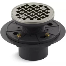 Kohler K-9135-BN Round Grid Shower Drain 1535491_OB