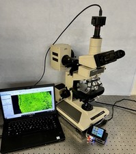 Olympus BH2 BHS Microscope Upgraded LED Fluorescence CAM  Guarantee
