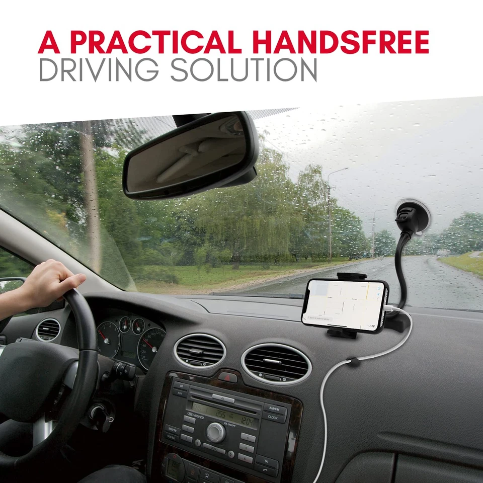 Windshield Phone Mount for Car, Super Strong Suction Cup Phone Holder for Tru... - Image 2 of 4