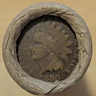 OLD BANK ROLL~UNSEARCHED~INDIAN HEAD END 1880-G Better Date & 1890 VG+