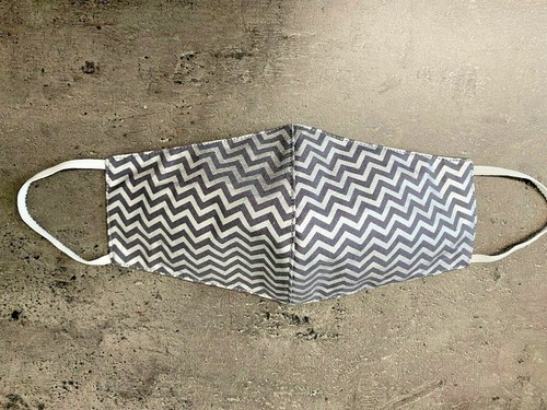 Adult Reversible Face Mask Two Way 2 n 1 Argyle Chevron Rugby Bear Plaid Bow tie - Picture 20 of 28