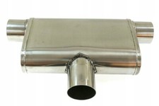REAR CENTER SILENCIEUX MUFFLER M-6446 TURBOWORKS LT CENTER 3" REAR 3"