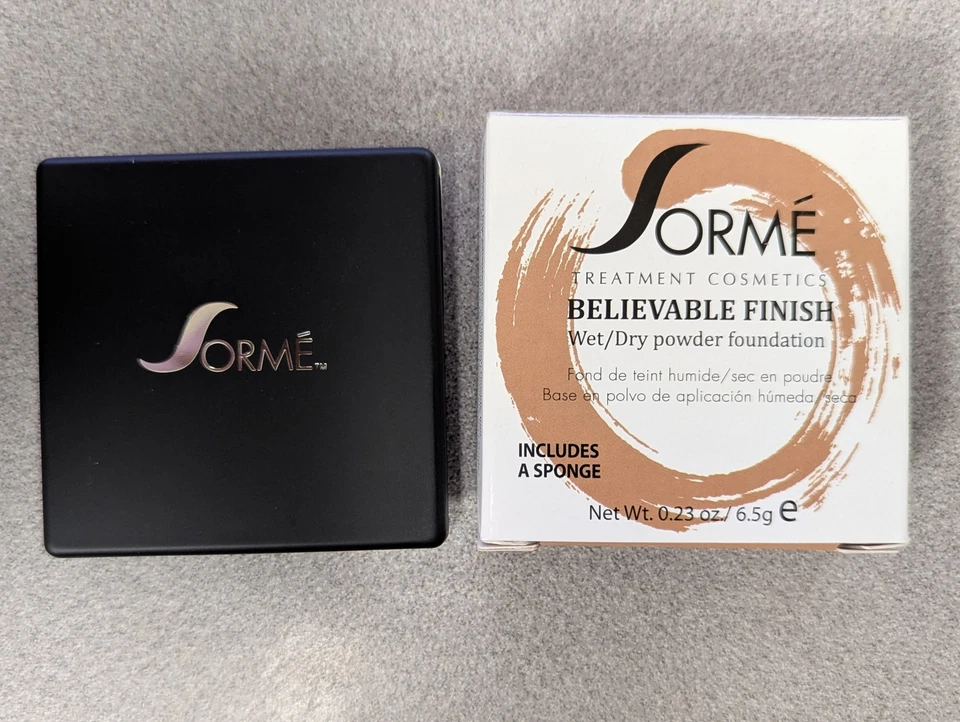 SORME BELIEVABLE FINISH WET/ DRY POWDER FOUNDATION # 404 BLUSH BEIGE - Image 2 of 4