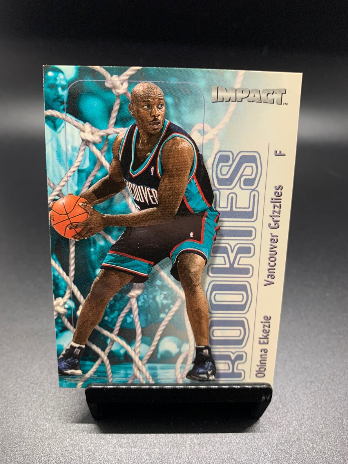 1999-00 SkyBox Impact Basketball #64 Obinna Ekezie RC Rookie Memphis Grizzlies