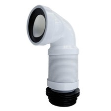 Viva WC Pan Connector, 90° Flexible