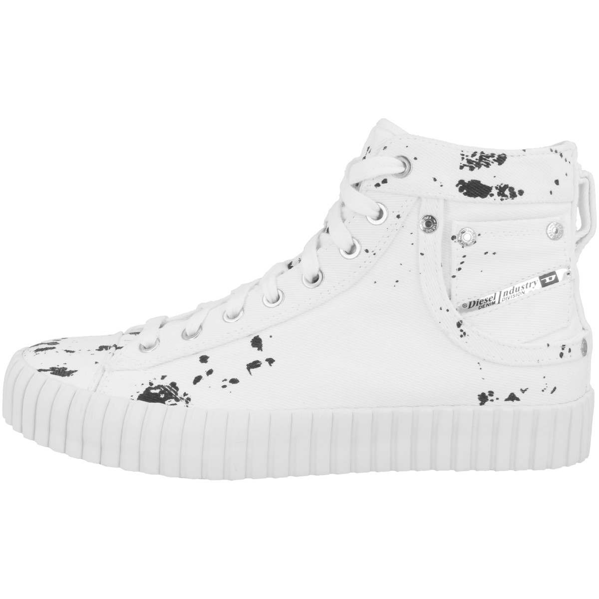 Diesel S-Exposure CMC Damens High Top Sneaker Schuhe WEISS Y01647-P1645-T1003 Diesel S-Exposure CMC Damens High Top Sneaker Schuhe WEISS Y01647-P1645-T1003