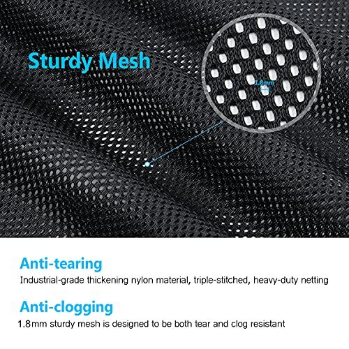 Pond Pump Mesh Bag with Drawstring Swimming Pool Pump Filter Bag, 2 Pack - Picture 4 of 6