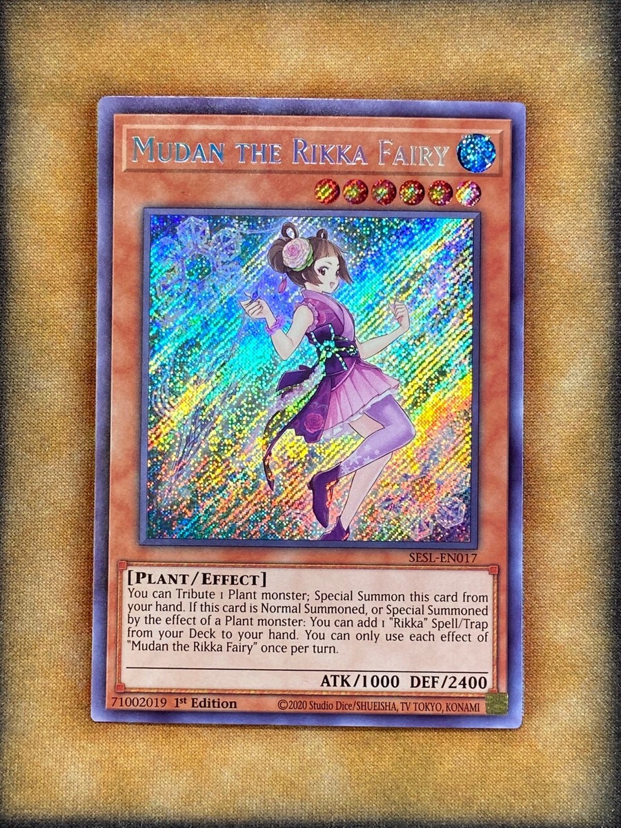 Yugioh Mudan the Rikka Fairy SESL-EN017 Secret Rare 1st Ed NM | eBay Yugioh Mudan the Rikka Fairy SESL-EN017 Secret Rare 1st Ed NM | eBay