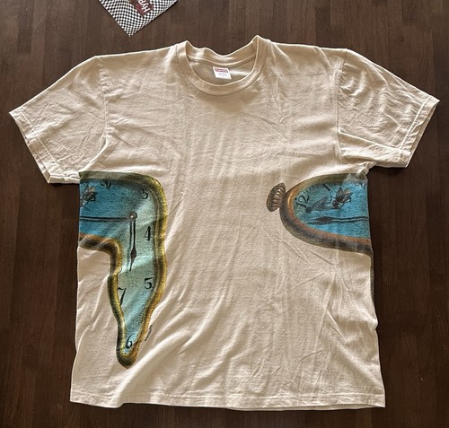 Supreme Persistence Of Memory Tshirt - Natural - Size Large - CLEAN - Fast Ship