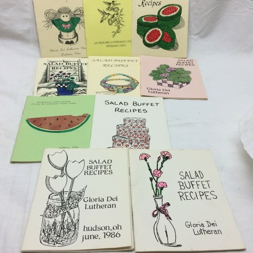 10 Booklet Gloria Dei Lutheran Church Women Recipes 1984-1996 Hudson Ohio - Picture 10 of 10