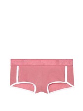 Victoria's Secret PINK Logo Boyshort Panty Soft Begonia
