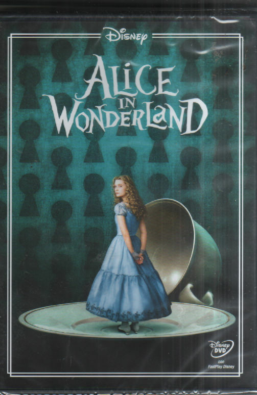 ALICE IN WONDERLAND Di Tim Burton DVD NUOVO