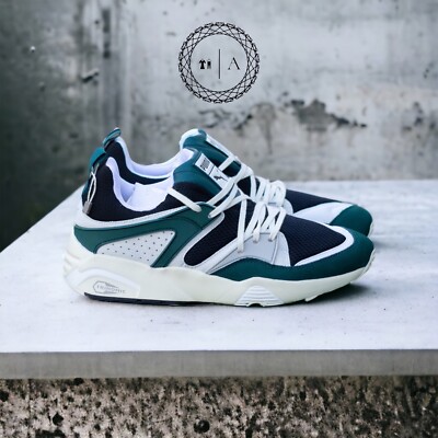 PUMA BLAZE OF GLORY PRM 387575-02 GREEN/BLACK SNEAKERS US9 UK8 42 27cm