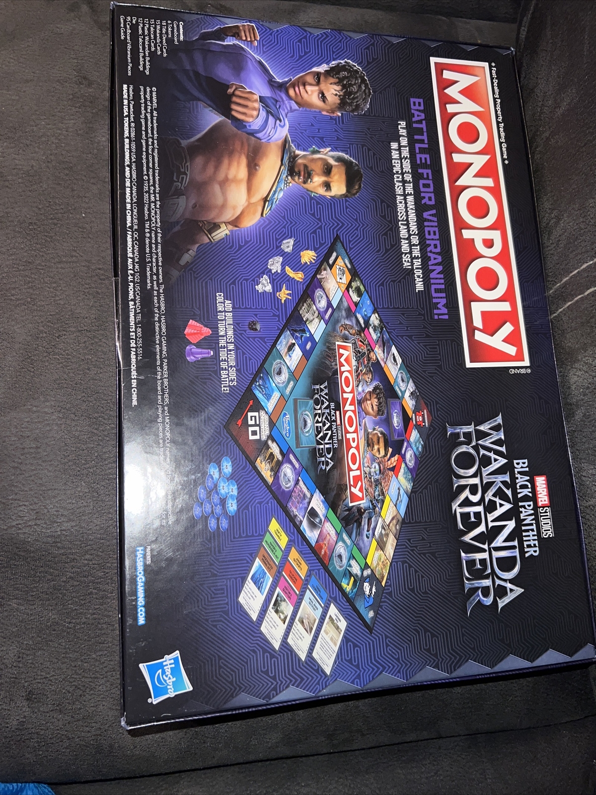 Lot 2x Monopoly Board Games-Marvel Studios Black Panther Wakanda-Bridgerton ￼￼ thumbnail 6