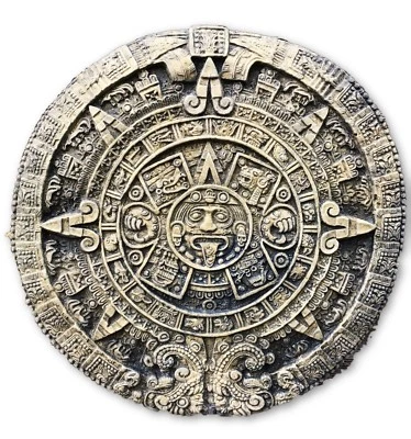 Calendario Maya azteco piastra da parete pietra rotonda pietra sole ornamento casa o giardino