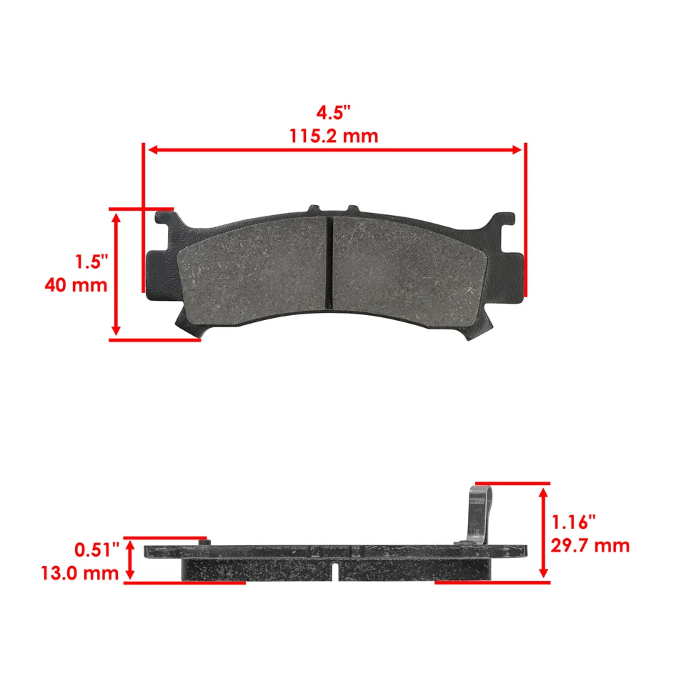 Brake Pad Set For Honda Pioneer 1000-5 SXS1000M5 2016-2022 Left & Right - Image 3 of 4