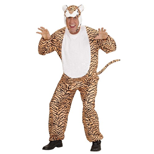 Tiger King Kostüm Für Erwachsene – XL, Mit Tiger-Print-Shirt, Hut Und Bart, Joe Exotic Style, Halloween