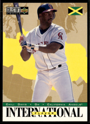 1996 Collectors Choice Chili Davis #331 Jamaica Flag