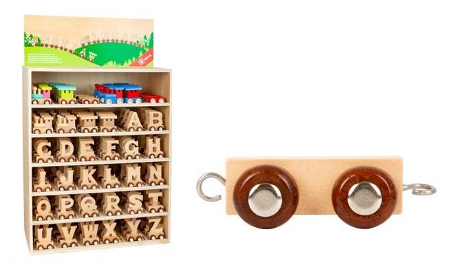 NEW: Pista del trenino in legno con accessori e personaggi – Il Gatto